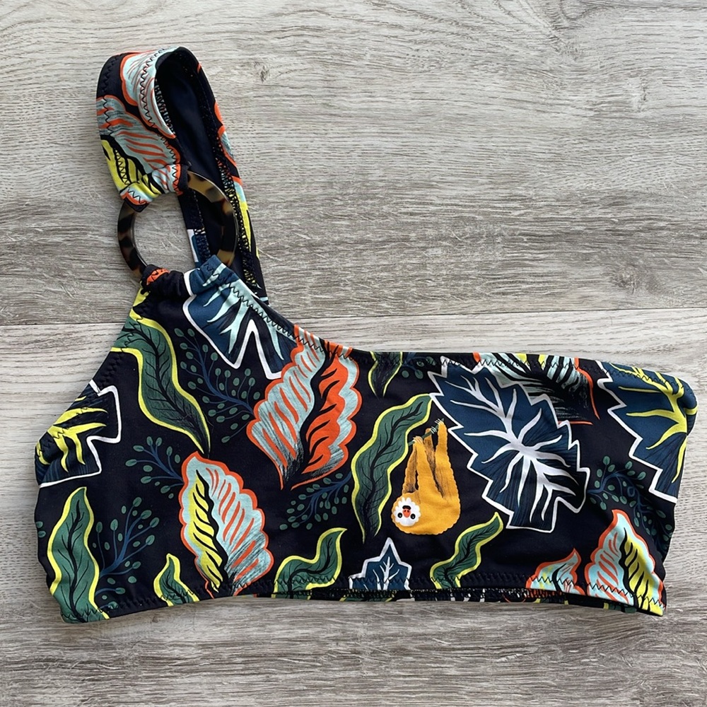 Solid & Striped The Desi Printed Asymmetric Bikin… - image 2